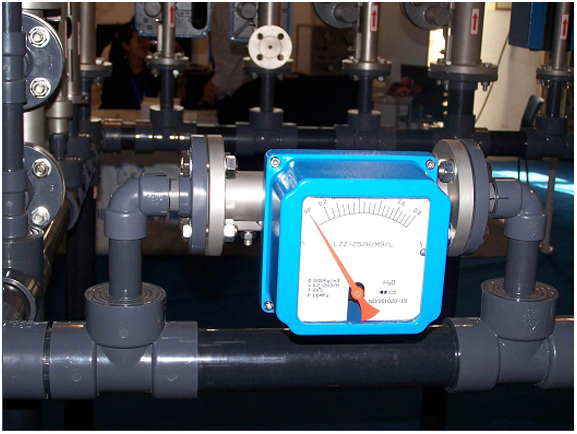 金屬管浮子流量計工作現(xiàn)場圖